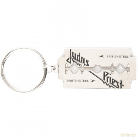 Judas Priest Standard Key-Chain: British Steel Razor Blade