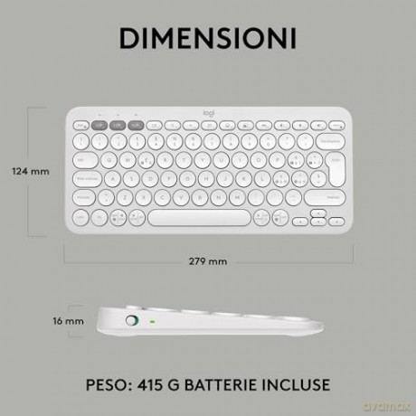 K380s Pebble Keyboard 2 - Offwhite