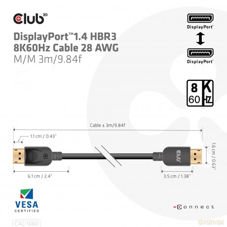 Kabel 1.4 Hbr3 324g