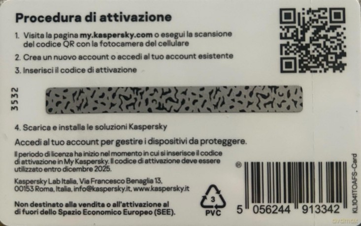 Kas Standard 1 Dev 1y Base Card