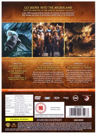 The Hobbit: The Desolation Of Smaug (Extended Edition) (Hobbit: Pustkowie Smauga) [DVD]
