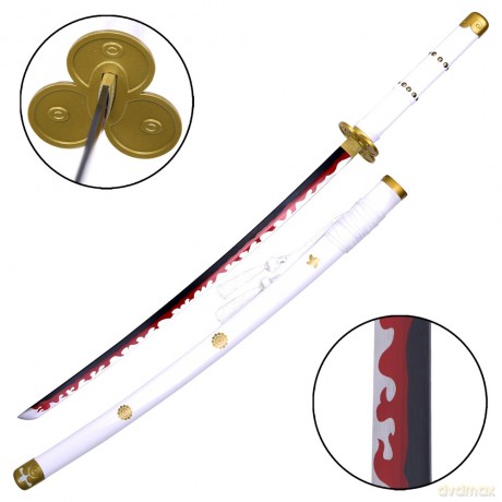 Katana Non Affilata One Piece Enma Bianca
