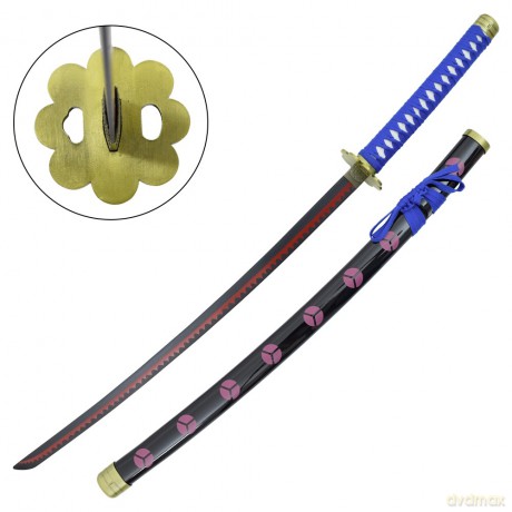 Katana Non Affilata One Piece Shusui Acqua d'Autunno Blu