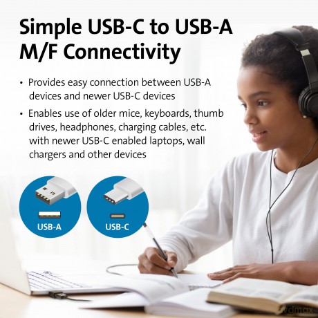 Kensington Usb-C Auf Usb-A Ca1010 Cable