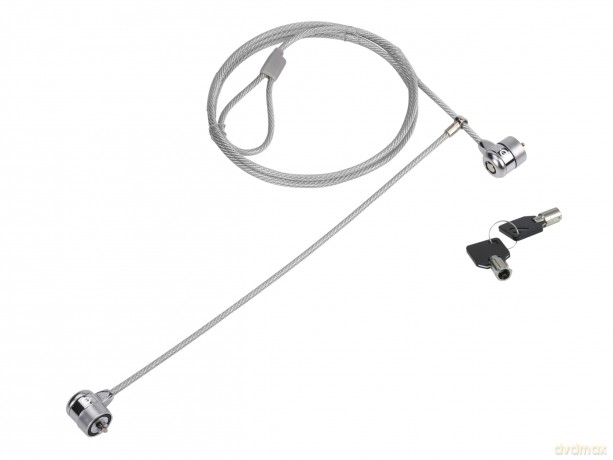 Keyed Dual Head Laptop Lock 1.5m