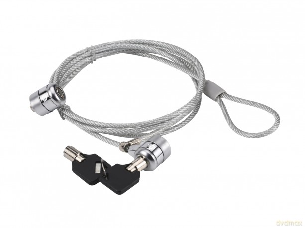 Keyed Dual Head Laptop Lock 1.5m