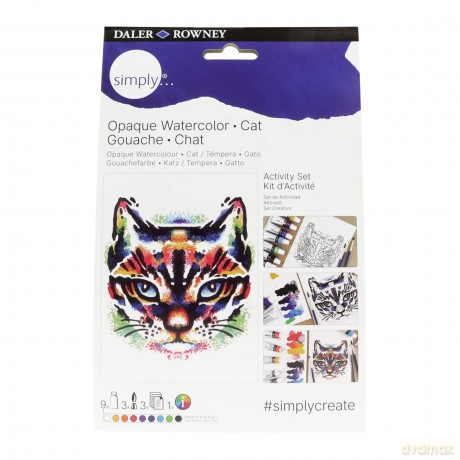 Kit Activity Guazzo Simply Gatto