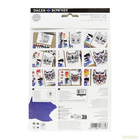 Kit Activity Guazzo Simply Gatto
