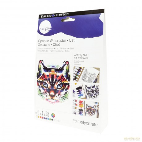 Kit Activity Guazzo Simply Gatto