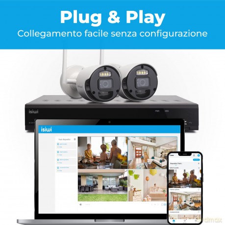 Kit Connect S2 2 Camere Wi 2mp
