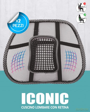 Kit Da 2 Pezzi Cuscino Lombare
