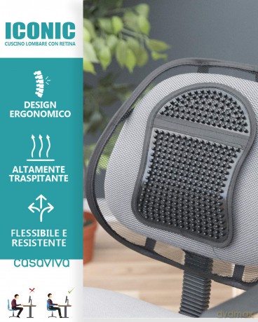 Kit Da 2 Pezzi Cuscino Lombare