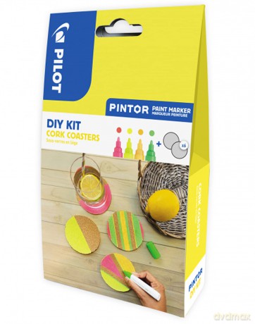 Kit Fai Da Te Pintor - Cork Coster