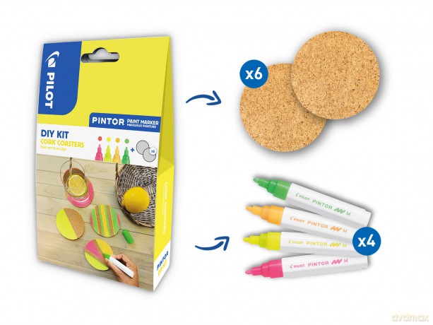 Kit Fai Da Te Pintor - Cork Coster