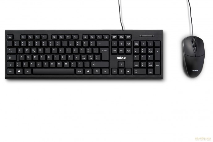 Kit Keyboard + Mouse Usb Black