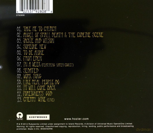 Hozier: Hozier [CD]