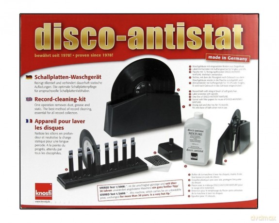 Knosti Disco Anti Static Record Cleaning Machine Generation One