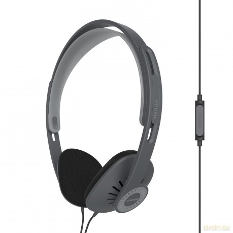 Koss Cuffie Kph30ik | In-Line Microfono E Telecomando | Leggero | Deep Bass | Grigio Scuro