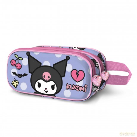 Kuromi: Karactermania - Astuccio Doppio 3d Rebel