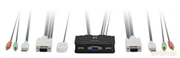 Kvm Switch Vga-Usb-Twoway Audio
