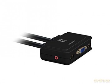 Kvm Switch Vga-Usb-Twoway Audio