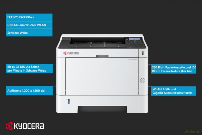 Kyocera Ecosys Pa3500wx Laserdrucker Sw Inkl.