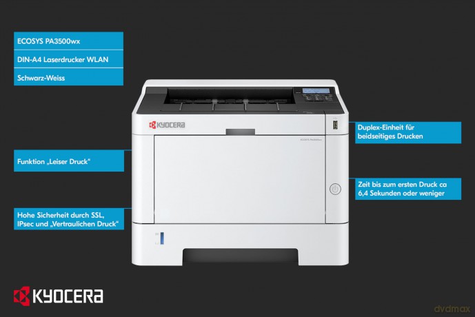 Kyocera Ecosys Pa3500wx Laserdrucker Sw Inkl.
