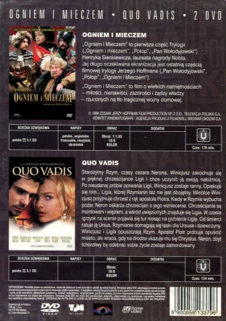 Ogniem i mieczem / Quo vadis [2DVD]