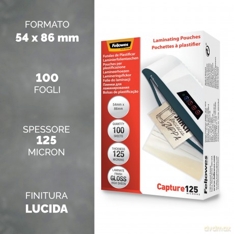 Lam.-Folien,125 Mic,54x86,100s