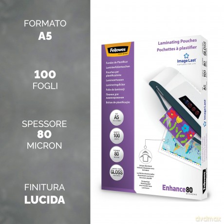 Lam.-Folien,80 Mic, A5, 100 St