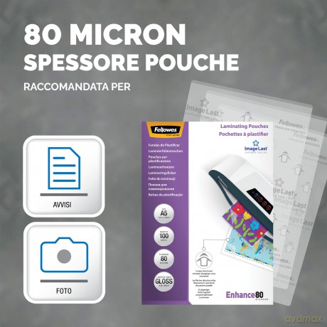 Lam.-Folien,80 Mic, A5, 100 St
