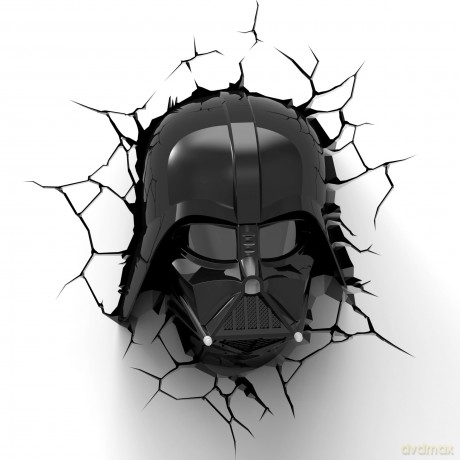 Lampada da Muro 3D Star Wars Darth Vader