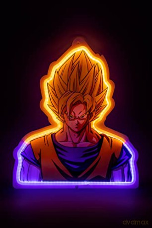 Lampada da Muro Dragon Ball Z Goku Neon
