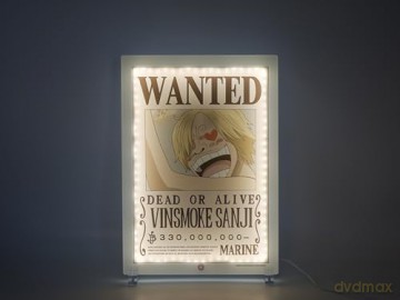 Lampada da Muro One Piece Wanted Sanji