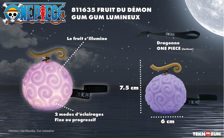 Lampada Light Up One Piece Devil Fruit
