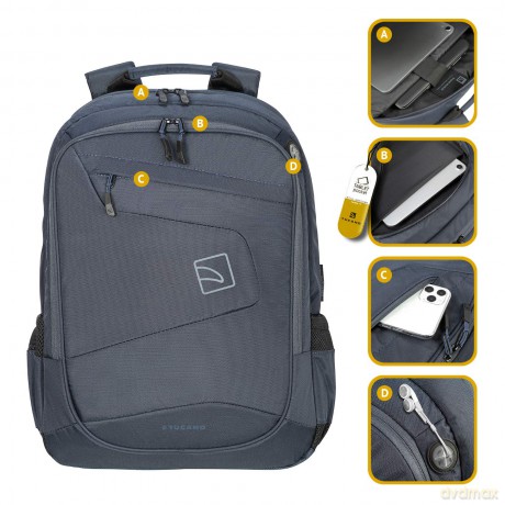 Lato Backpack Macbook Pro 17p