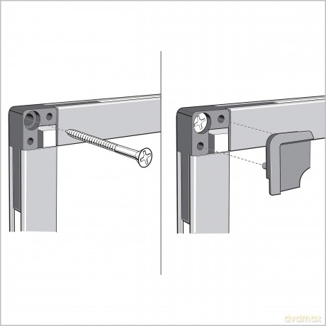 Lavagna Basic Steel Magn. 90x60