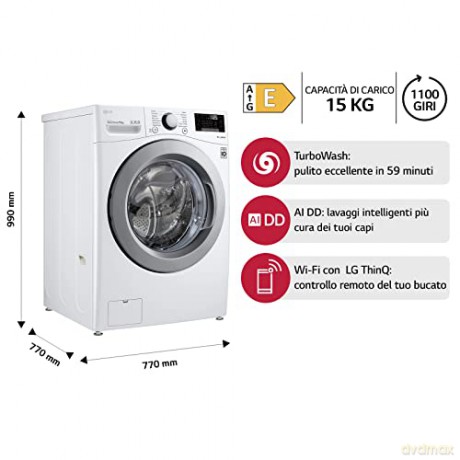 Lavat 15kg E Turbo Inverter 1100gi