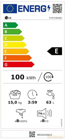 Lavat 15kg E Turbo Inverter 1100gi
