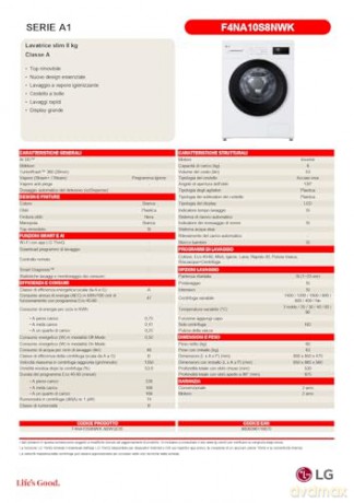 Lavat Slim 8kg A 1400rpm