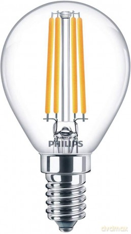 Led Sfera Vetro Filam 60w E14 4000k