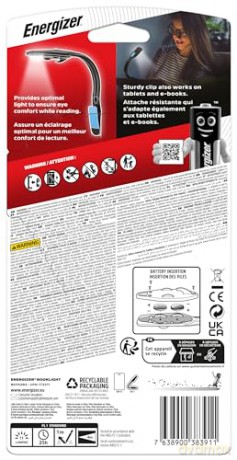 Leselampe Schwarz-Energizer
