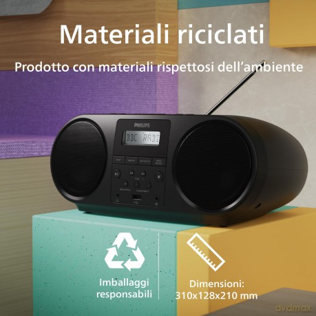 Lettore Cd/Radio Fm/Dab+ All-In-One