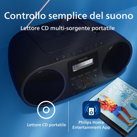 Lettore Cd/Radio Fm/Dab+ All-In-One