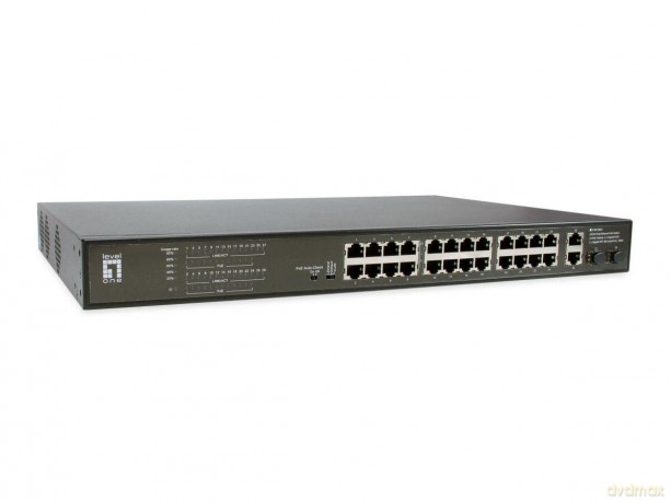 Levelone Switch 24x Fe Fgp-2831 2xge 2xgsfp 19 39