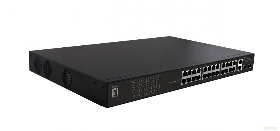 Levelone Switch 24x Fe Fgp-2831 2xge 2xgsfp 19 39