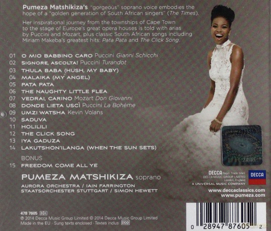 Pumeza Matshikiza: Voice Of Hope [CD]