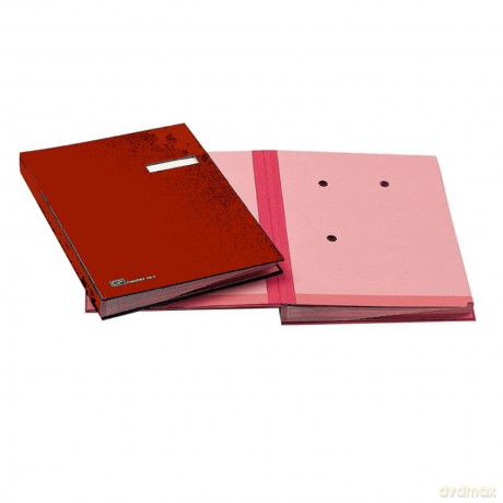 Libro Firma 18 Intercalari Rosso