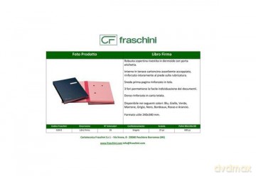 Libro Firma 18 Intercalari Rosso