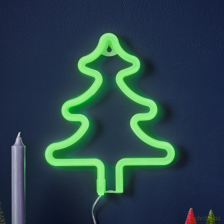 Lights - Tree - Green Neon N